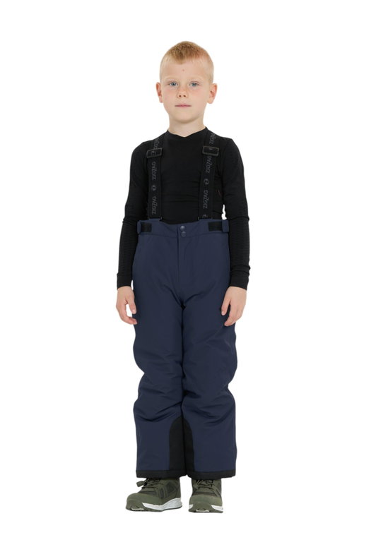 Zigzag Winter-Skihose Provo W-PRO 10.000 (wasserdicht, atmungsaktiv, Schneefang) navyblau/schwarz Kinder